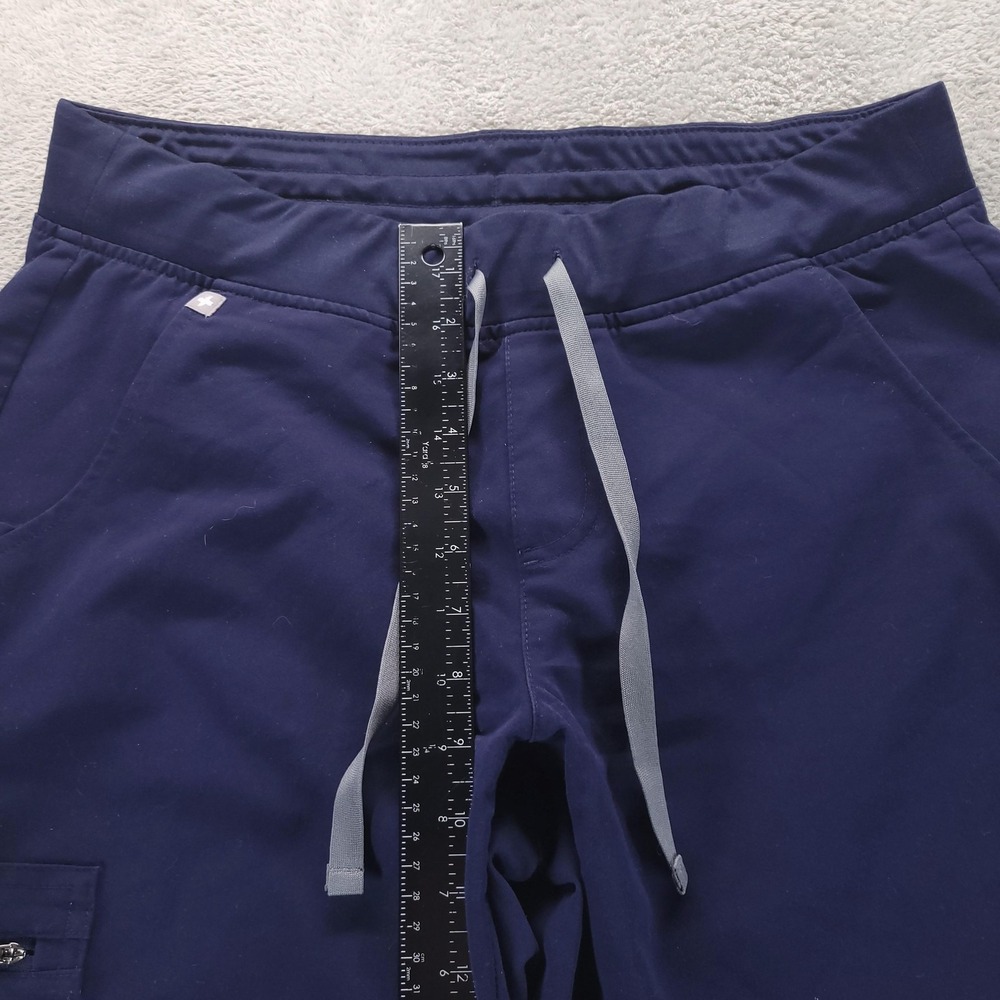 FIGS Scrub Pants Womens M Blue Technical Collection Jogger Stretch Tapered Leg - Picture 6 of 9
